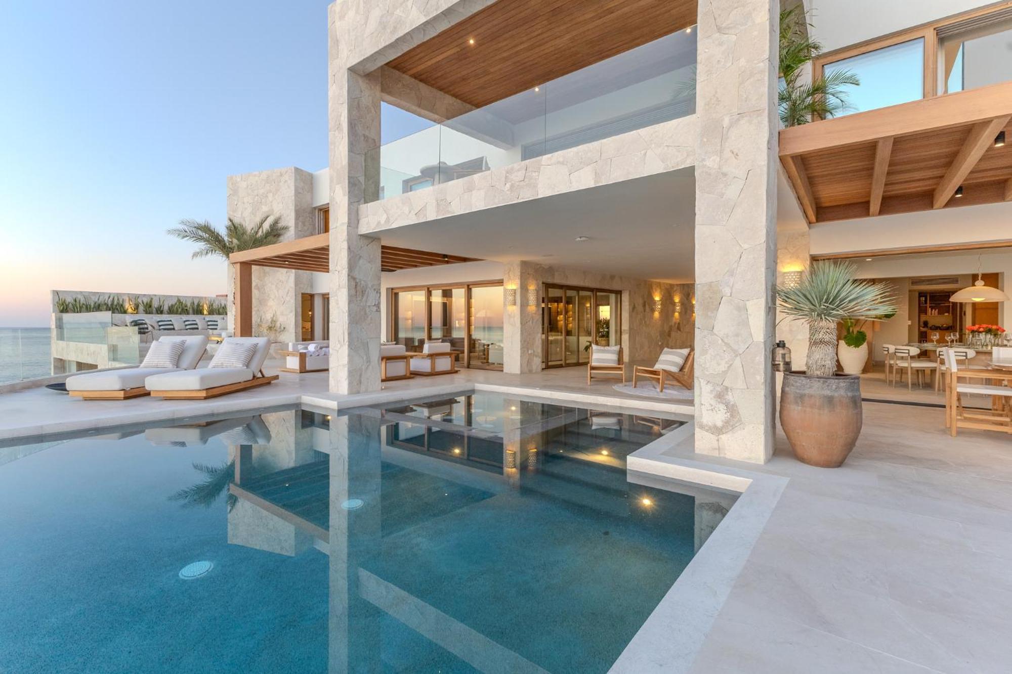 New Stunning Villa, Full Staff, Gym And Has Its Own Private Swimmable Beach San José del Cabo 外观 照片